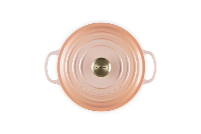Le Creuset brytfanna żeliwna emaliowana Signature okrągła 20 cm 2,4l peche