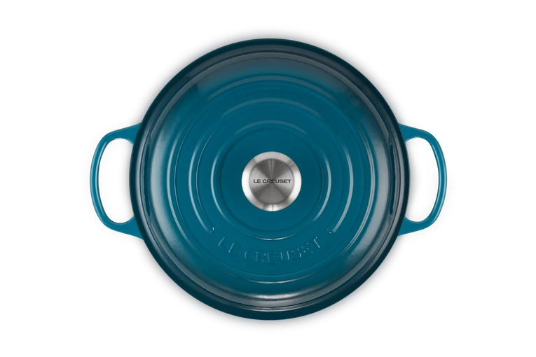 Le Creuset - garnek patelnia Gourmet Signature 26 cm 2,2 l deep teal