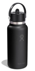 Hydro Flask - Butelka 32oz Wide Flex Straw Cap Black