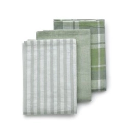 Kela - Zestaw ścierek kuchennych 3el.oliwkowy Pasado