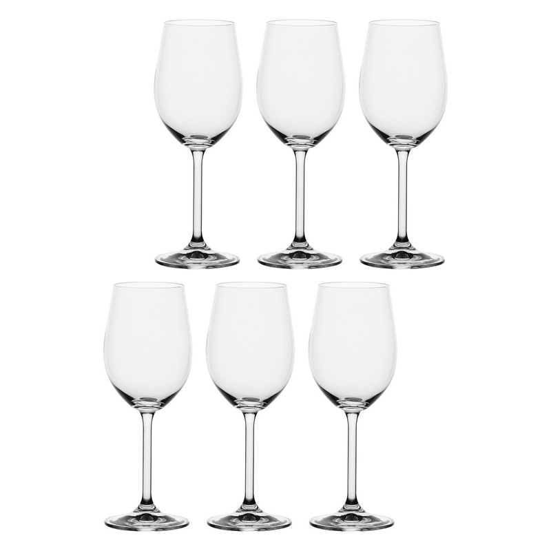 La Porcellana Bianca - zestaw 6 kieliszków do białego wina 340 ml Novello