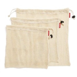 Zassenhaus - wielorazowe woreczki na warzywa i owoce, 3 szt., 3 rozmiary