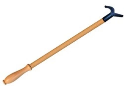 ARREDAMENTI - ALFONSO Drążek do zdejmowania wieszaków - 86 cm, Brązowy