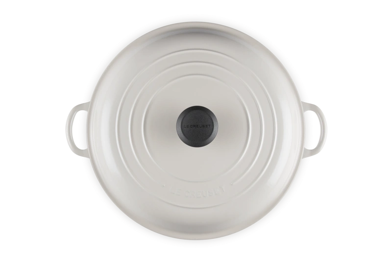 Le Creuset - garnek patelnia Gourmet Signature z fenolowym uchwytem 30 cm 3,5 l cream
