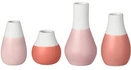 Raeder - Zestaw 4 wazoników, różowe