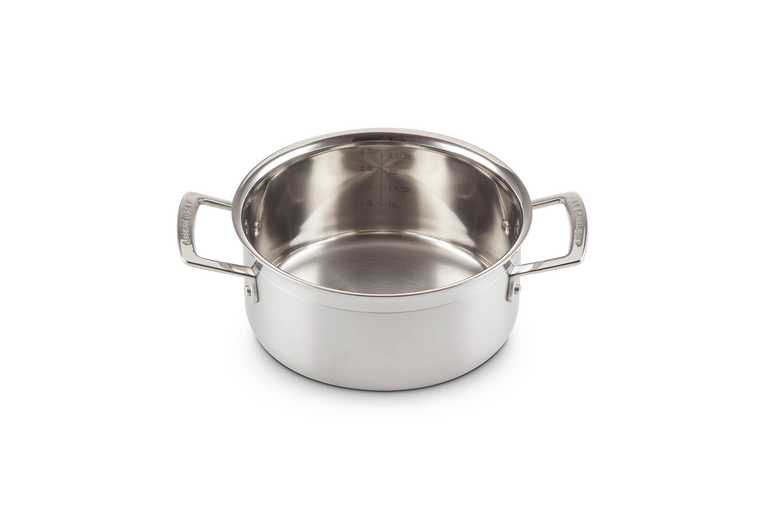 Le Creuset - 3-ply garnek stal nierdzewna 3 l 20 cm