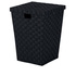 Kela - kosz na pranie, 40x40x52 cm, czarny Alvaro