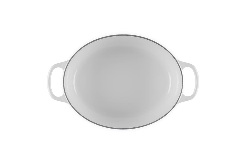 Le Creuset - brytfanna żeliwna emaliowana Signature 27 cm 4,1 l biała