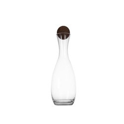 Sagaform - karafka do wina, szkło/korek, 1,5 l, śred. 11,5 x 32,5 cm Nature