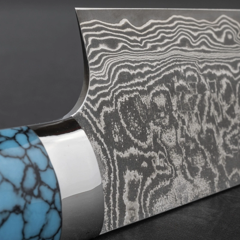 Takeshi Saji - BTQ R-2 Black Nóż Bunka 17 cm