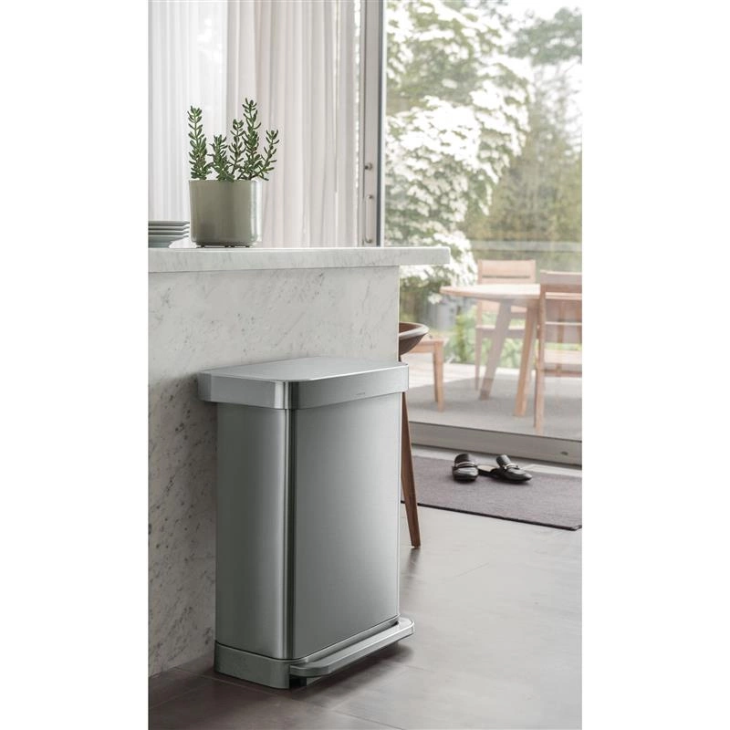 Simple Human - kosz na śmieci 45 l pedałowu Liner Pocket stal FPP