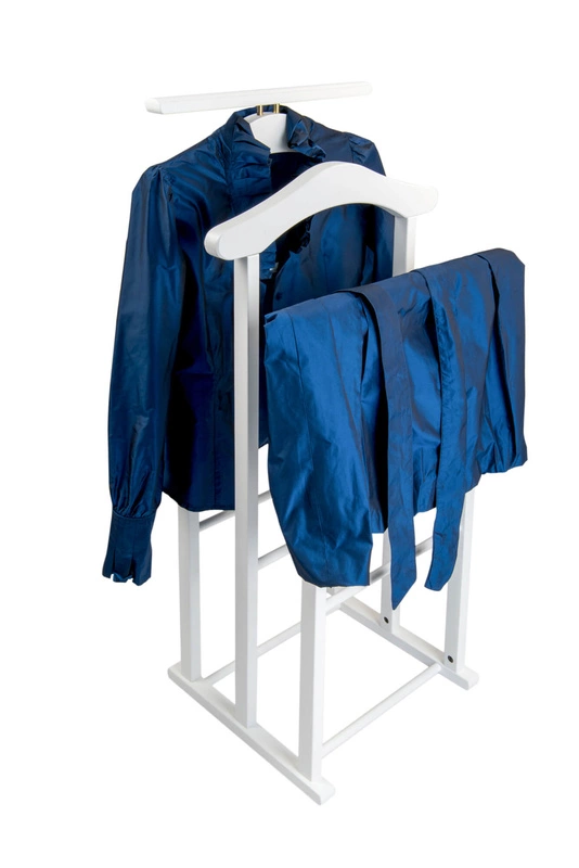 ARREDAMENTI - MAXI Stojak na koszule i garnitur - 102 x 35 cm, Biały