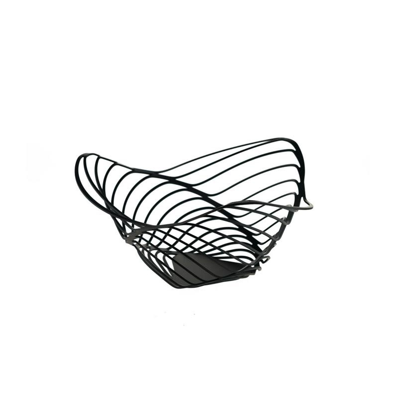 Alessi - TRINITY, KOSZ NA OWOCE, CZARNY