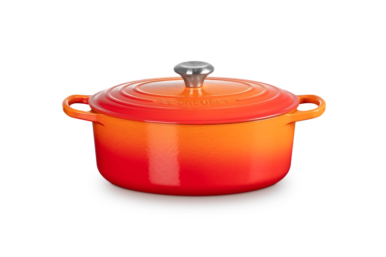 Le Creuset - brytfanna żeliwna Signature 27 cm 4,1 l płomienna