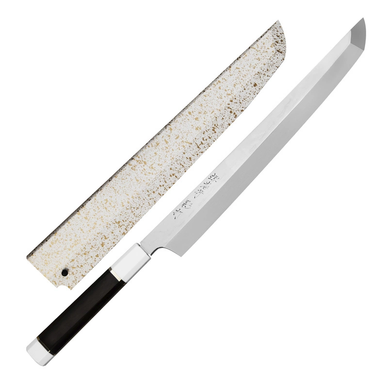 Sakai Takayuki - Kageuchi Honyaki Shirogami#2 Nóż Sakimaru Yanagiba 30 cm