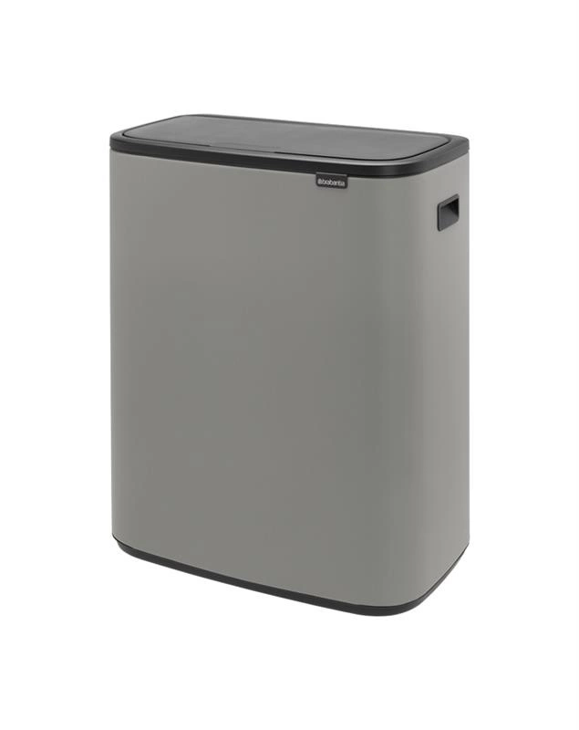 Brabantia - Kosz na śmieci Touch Bin BO 60l mineralny szary