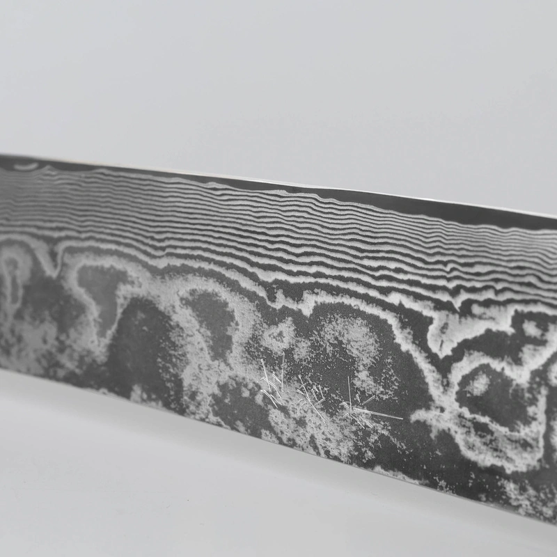 Takeshi Saji - WBB R-2 Damascus Nóż Sakimaru 39 cm