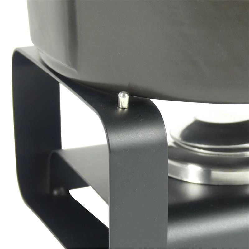 Kela - zestaw do fondue serowego dla 6 os., ceramika/metal, śred. 22,5 x 19 cm Roman