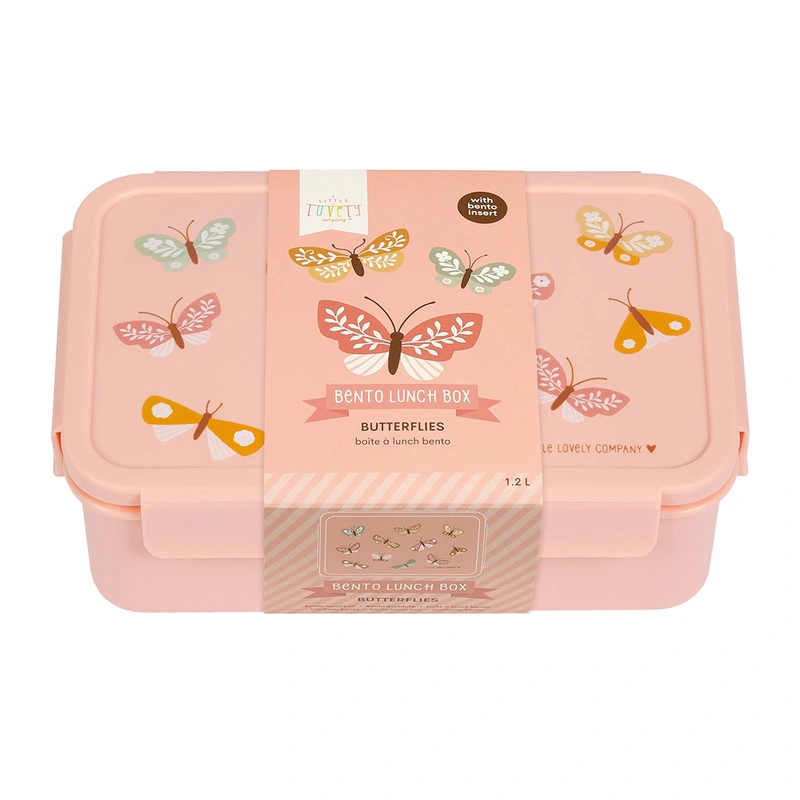 A Little Lovely Company - Bento lunchbox BUTTERFLIES
