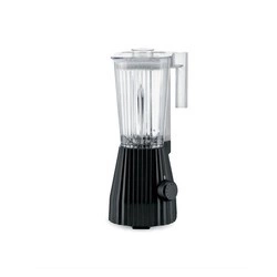 Alessi - blender kielichowy, czarny Plisse