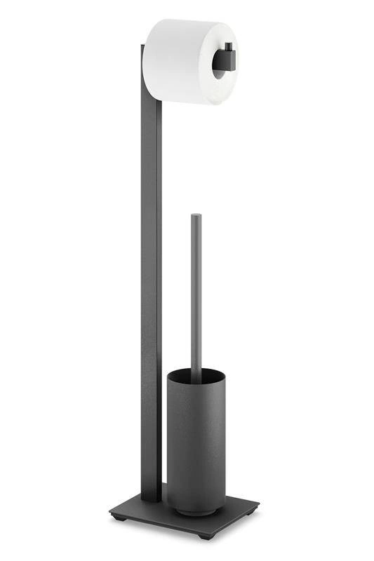 Zack - LINEA szczotka i uchwyt na papier toaletowy czarny