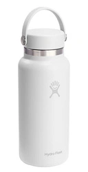 Hydro Flask - Butelka 32 oz Wide Flex, biała