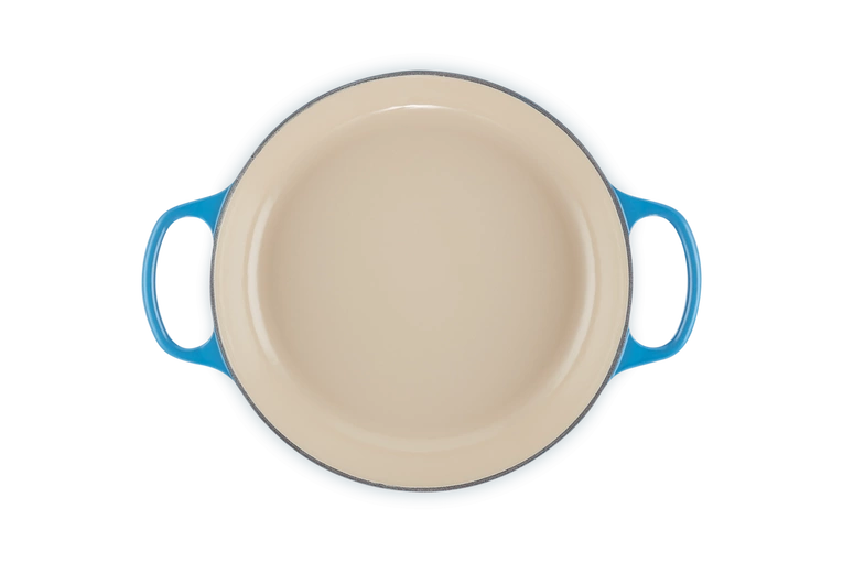 Le Creuset - garnek patelnia Gourmet Signature 26 cm 2,2 l azure