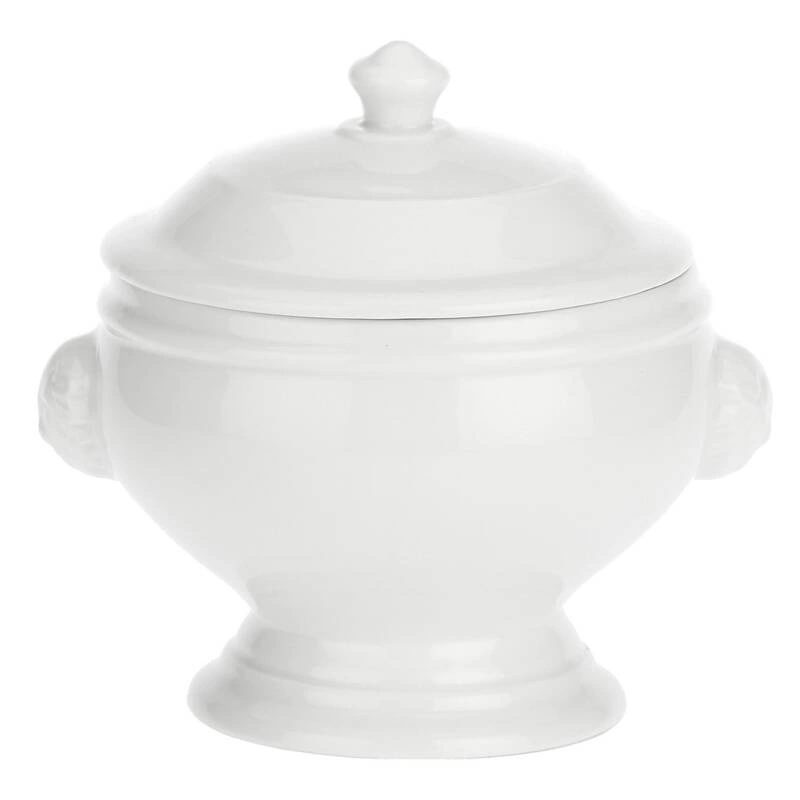 La Porcellana Bianca - miska z pokrywką lew 365 ml Chimera