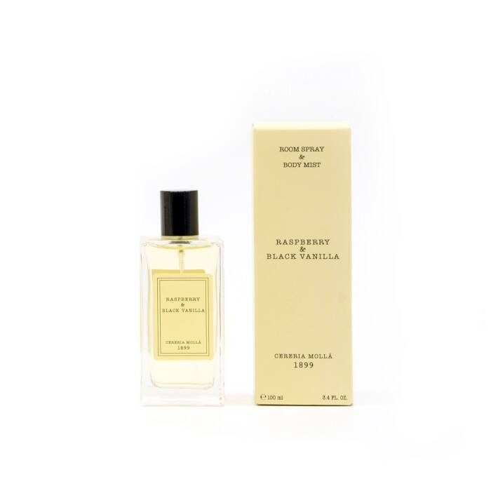 Cereria Molla - Spray Premium100ml,Raspberry andBlack Vanilia