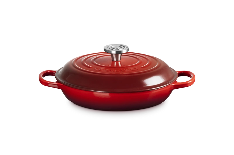 Le Creuset - garnek Gourmet Profesjonalny żeliwny 26 cm 2,2 l wiśniowy