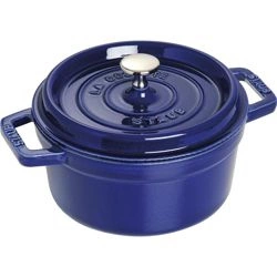 Staub - garnek żeliwny okrągły 2.2 l, niebieski