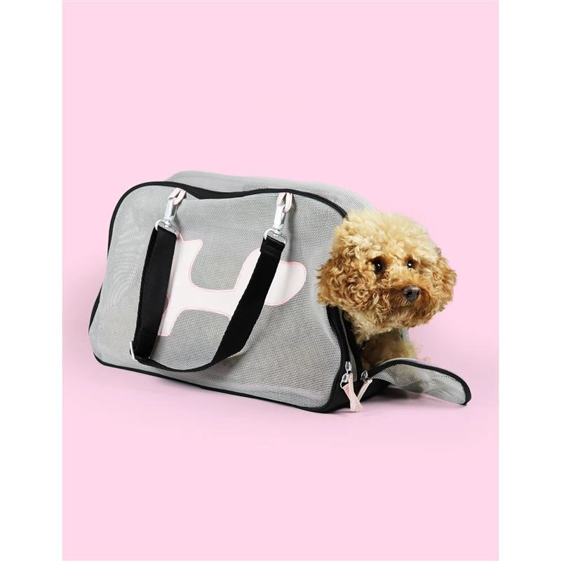 United Pets - Torba/ transporter, czarno- różowa