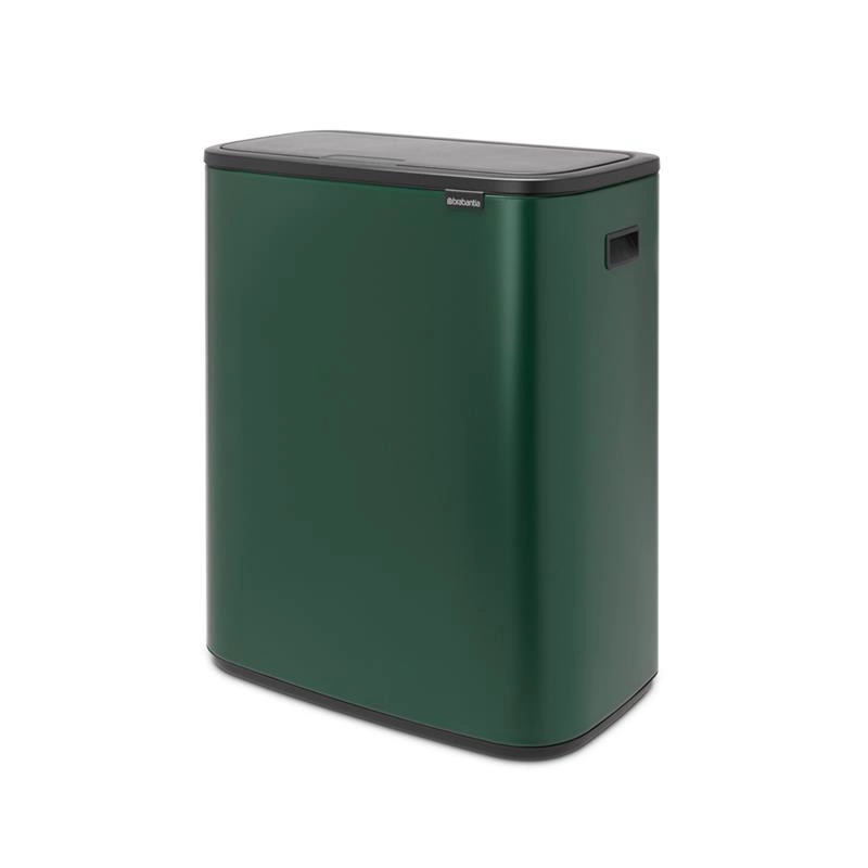 Brabantia - Kosz na śmieci Touch Bin BO 2x30L zielony Pine