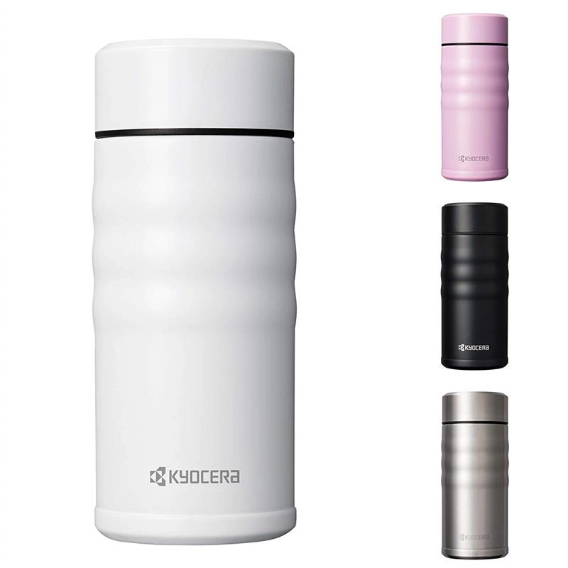 Kyocera - Kubek termiczny 350 ml Twist Top, biały