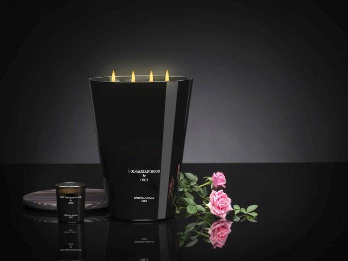 Cereria Molla - Świeca XXL 3,5 kg. Bulgarian Rose and Oud