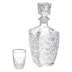 Luigi Bormioli - Zestaw karafka i kieliszki do likieru Dedalo