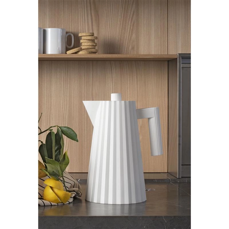 Alessi - czajnik elektryczny biały Plisse 1,7 l