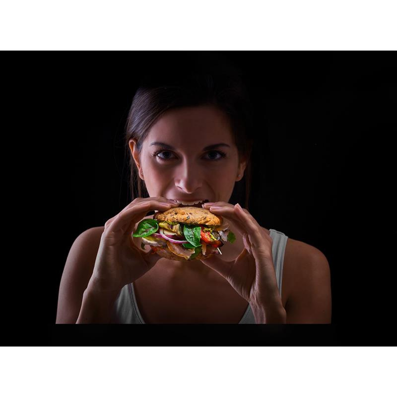 Lurch - forma na bułki do hamburgerów, silikon, śred. 10 cm, 33 x 22 x 3 cm FlexiForm