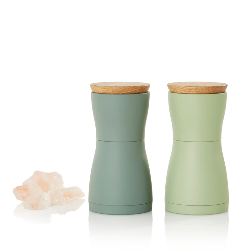 AdHoc - Zestaw młynków do pieprzu i soli Twin zielony
