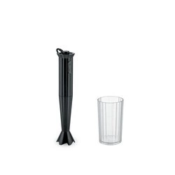 Alessi - blender ręczny, czarny Plisse