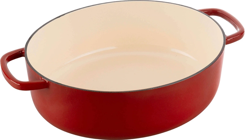 Ballarini - garnek żeliwny owalny 6.5 ltr, czerwony Bellamonte