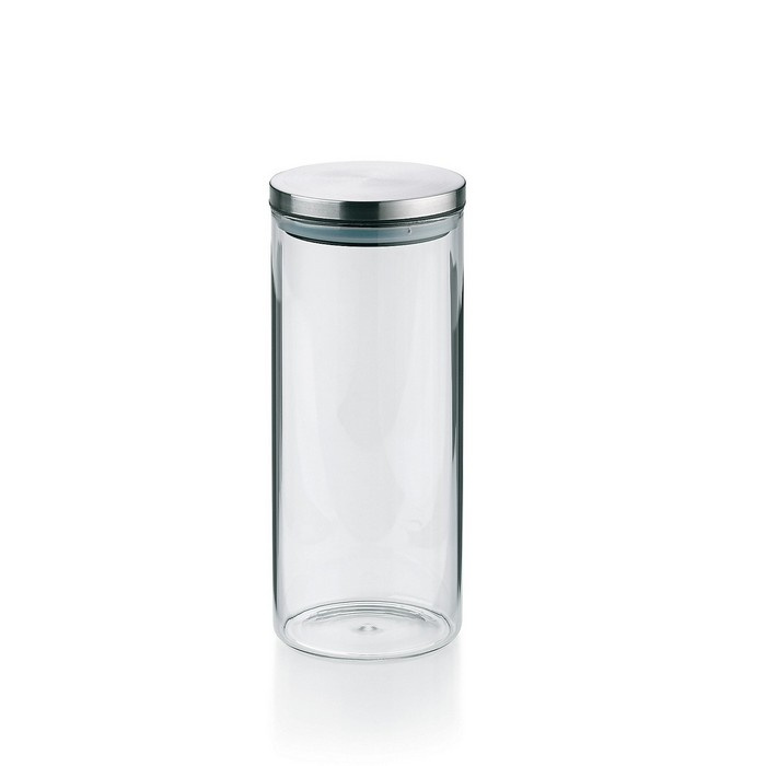 Kela - Pojemnik szklany 1,3l stal Baker