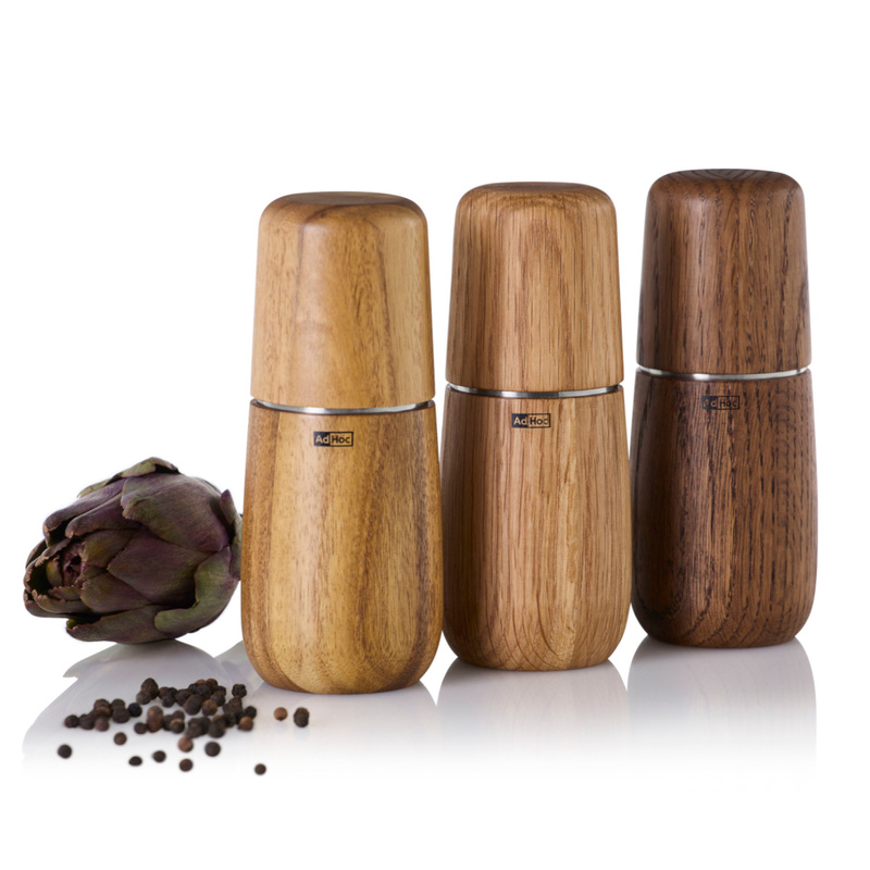AdHoc - Młynek akacjowy do soli lub pieprzu Yono S
