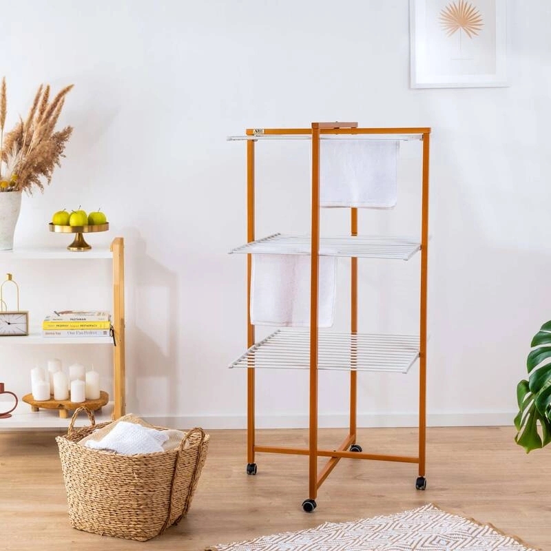 ARREDAMENTI - KARISMA Suszarka na pranie - 80 x 68 cm, Brązowy