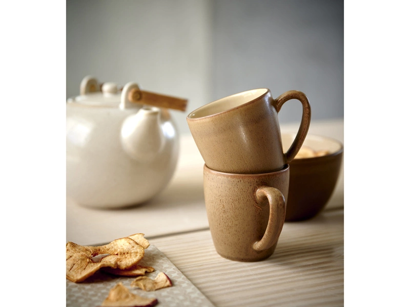 Bitz - Zestaw kubków 300ml 4szt. Wood/Sand Stoneware