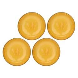 Rose&Tulipani - zestaw 4 talerzy do zupy 21 cm Concerto Ocra