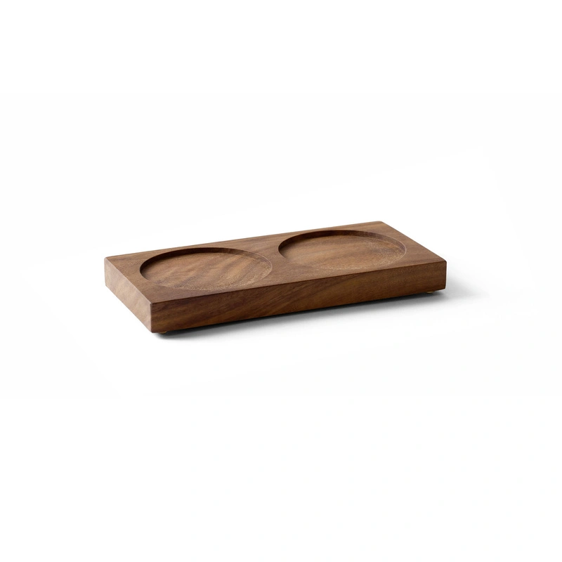 Crushgrind - Podwójna podsatwka do młynków- 15 cm Naturalna ciemna