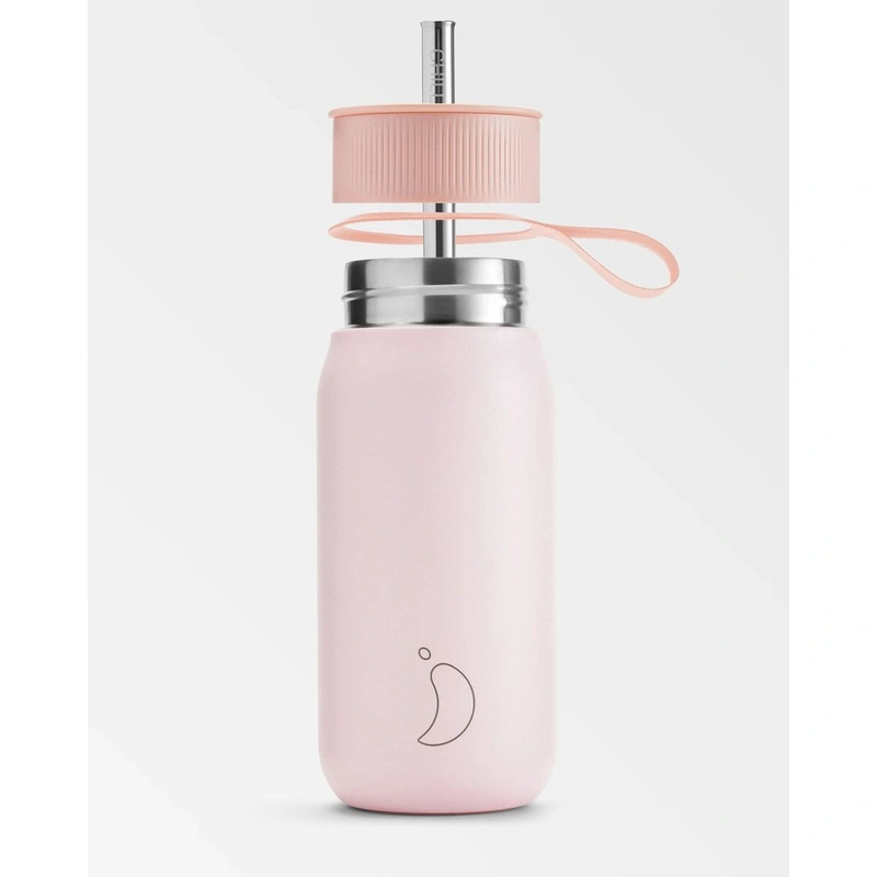 Chilly's Bottles - Termiczny kubek 2w1 ze słomką | 750ml | Różowy