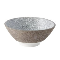 Made in Japan - Miska Udon 20 cm Crazed Grey