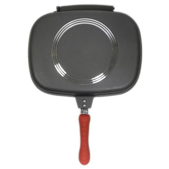 Moneta - Zamykana patelnia grillowa 32x24 cm, indukcja